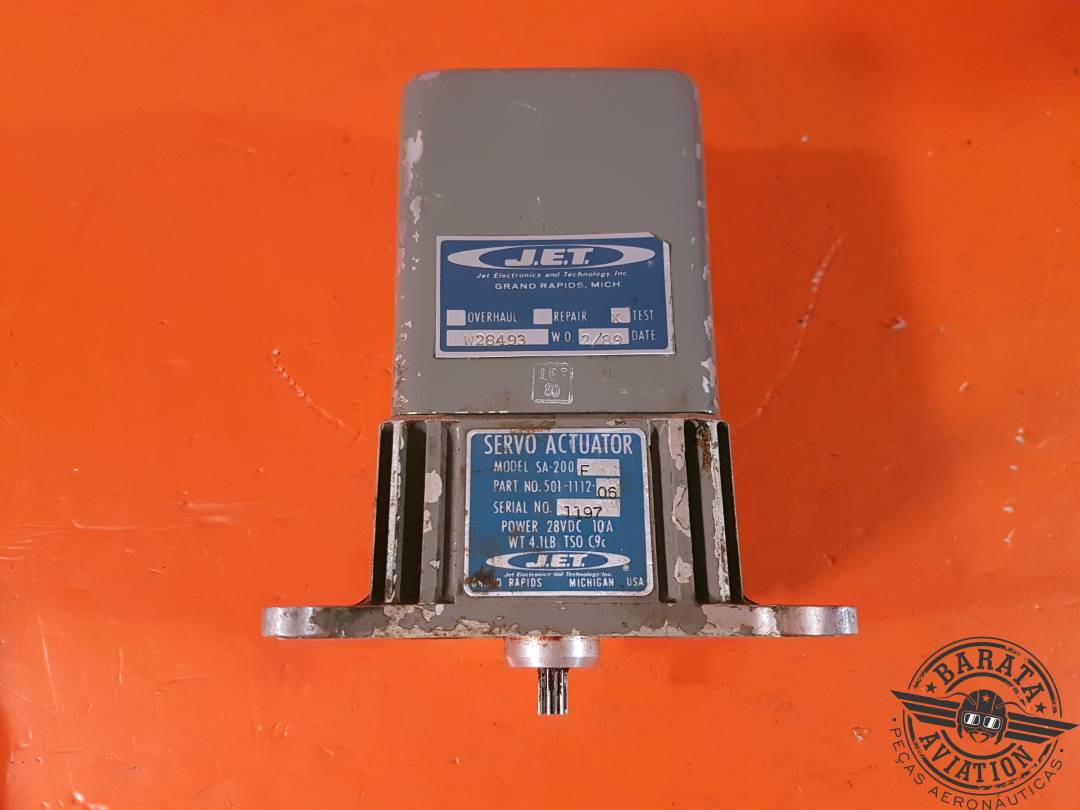 501-1112-06 JET SA-200F Servo Actuator - 28 vdc