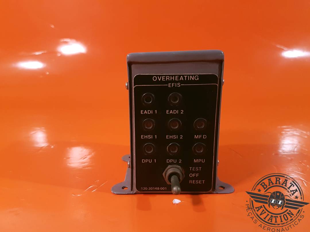 120-30151-001 Embraer Overheating Warning Panel