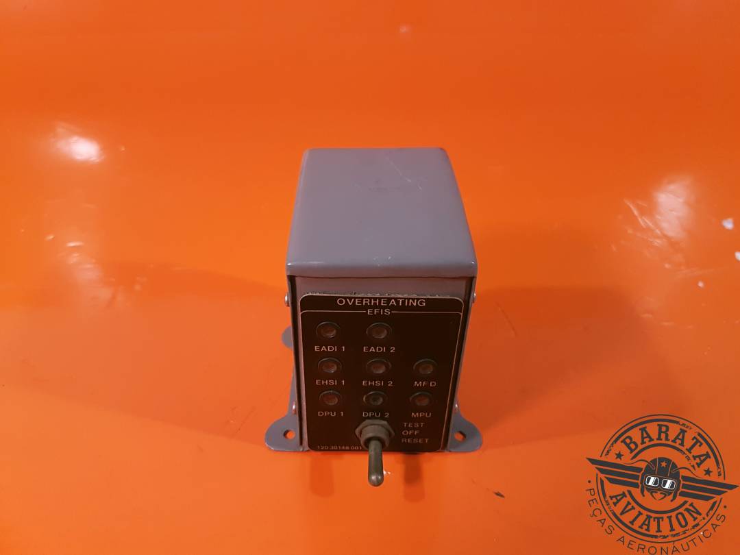 120-30151-001 Embraer Overheating Warning Panel