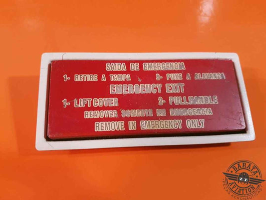 120-47958-001 Embraer Emergency Exit Warning