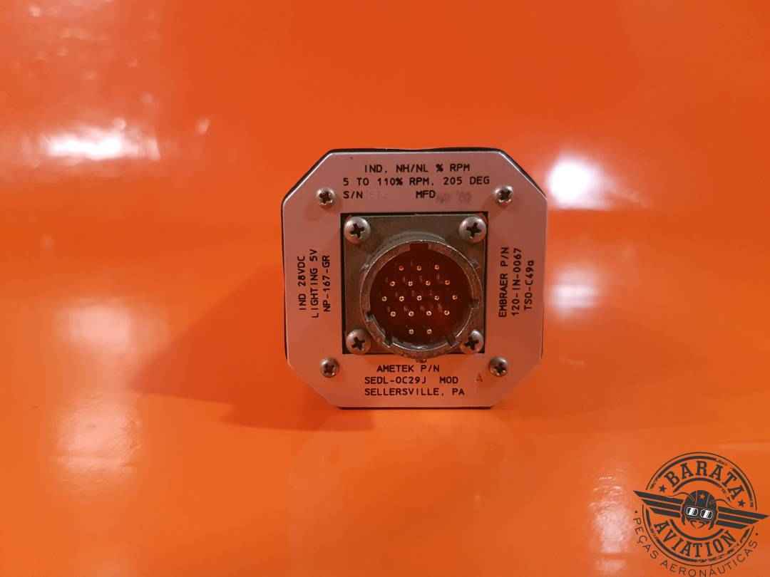SEDL-0C29J Ametek NH-NL Tachometer Indicator