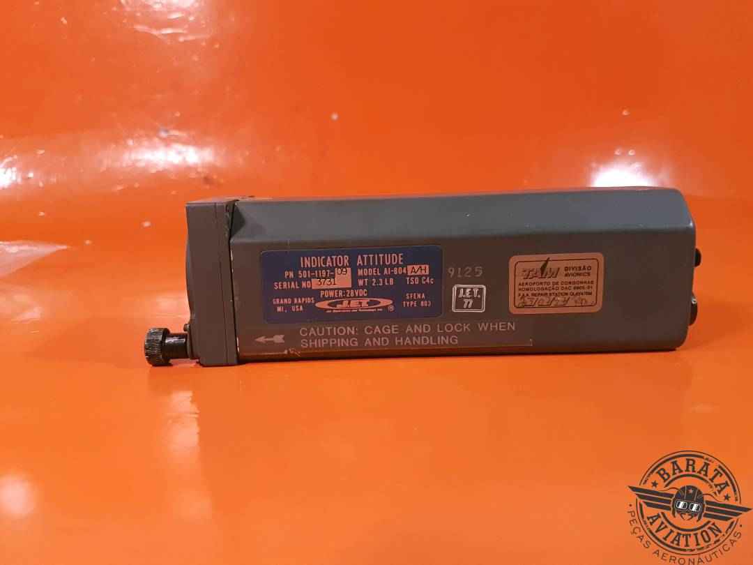 501-1197-09 J.E.T. AI804AH Indicator Attitude - 28 vdc