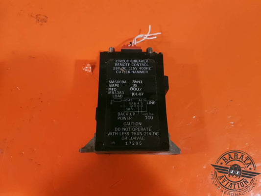 SM600BA C H - Circuit Breaker Remote Control - 28 vdc