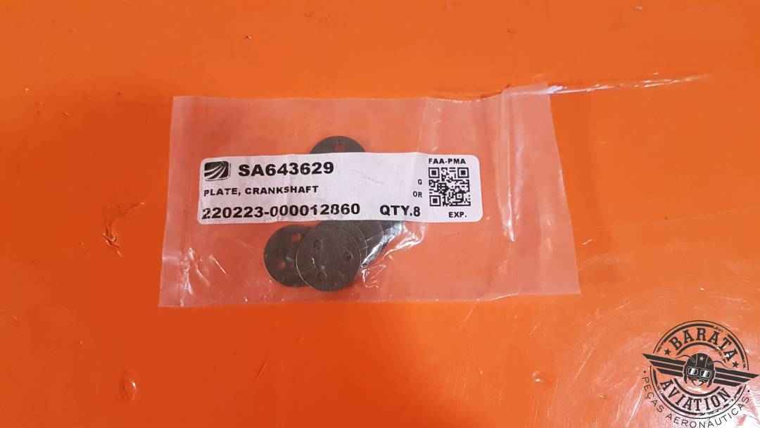 SA643629 Superior - Plate, Crankshaft - Kit com 8 Unidades - Novo