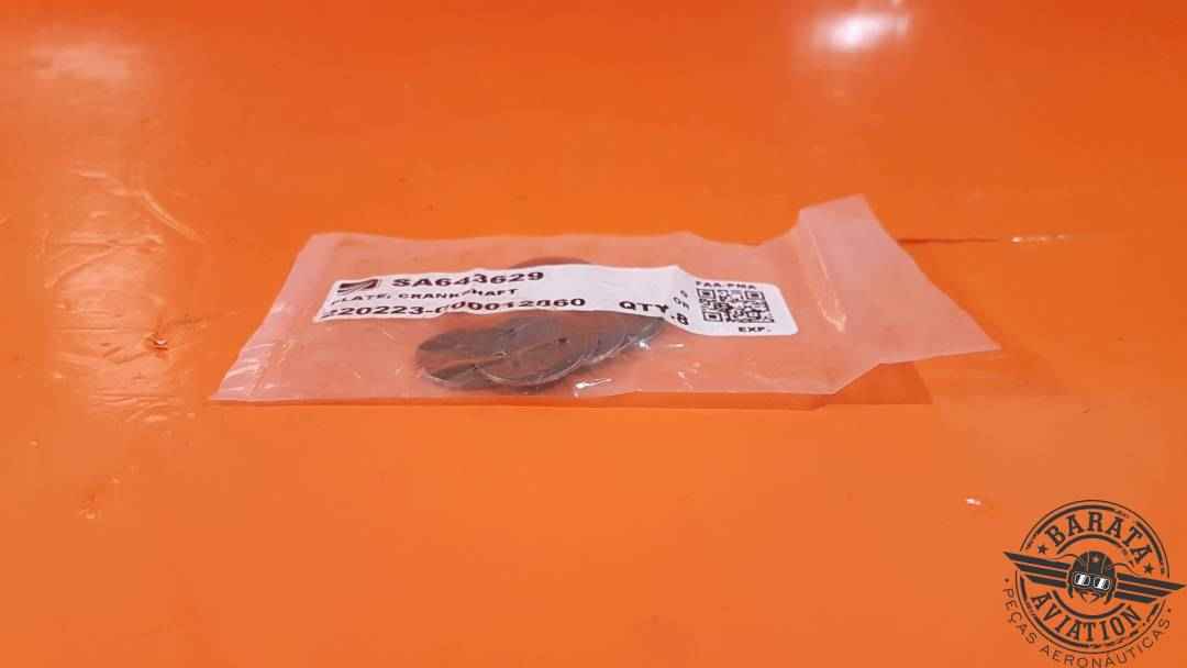 SA643629 Superior - Plate, Crankshaft - Kit com 8 Unidades - Novo