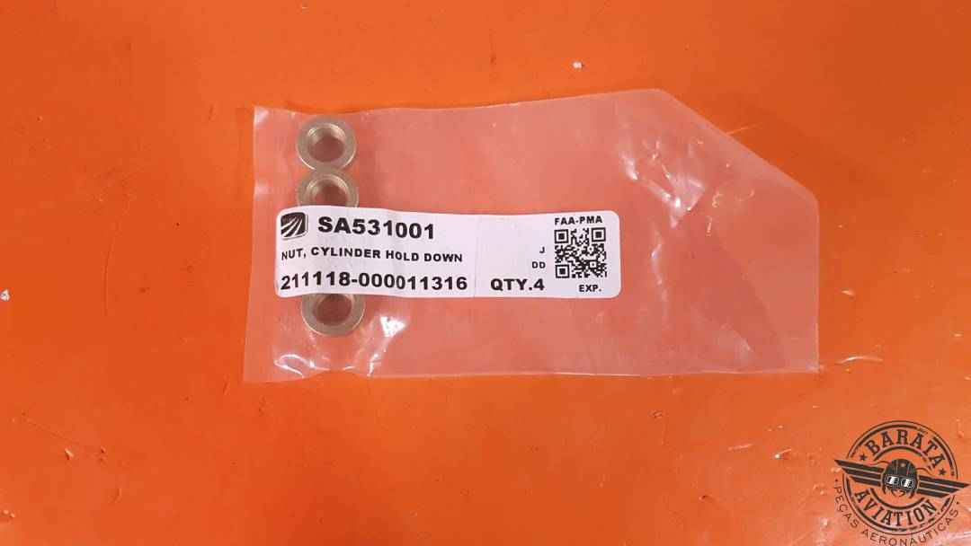 SA531001 Superior Nut - Cylinder Hold Down - Pacote Com 4 Unidades - Novo