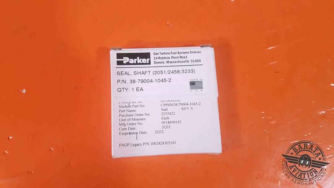 38-79004-1045-2 Parker/Bell - Seal, Shaft - Novo