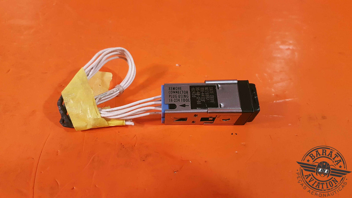 M22885-108-4412B Aerospace Optics Illuminated Switch