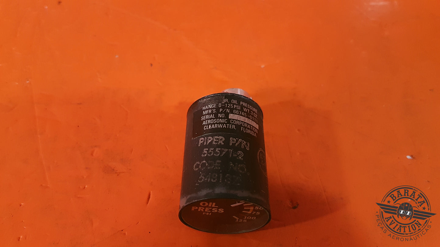 66745-0111   Aerosonic Indicator Oil Pressure