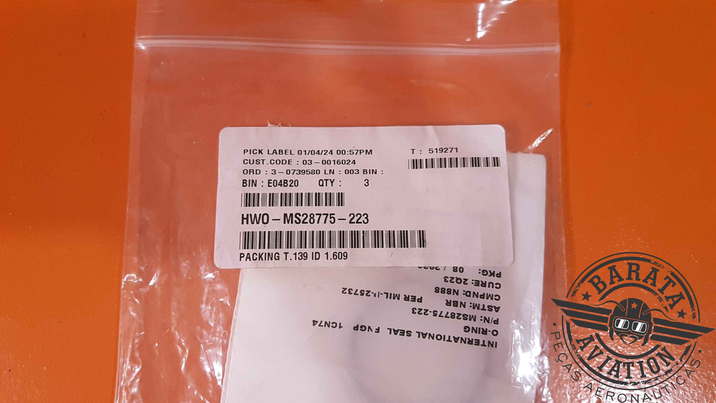 MS28775-223 International Seal O-ring