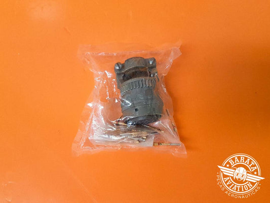 Conector con pin dorado N.° de pieza MS3126F18-32S