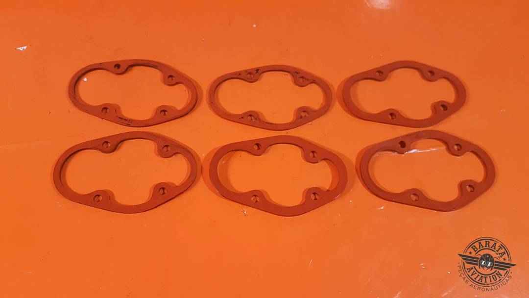 655704-S Juntas de tapa de válvula de silicona - Kit de 6 piezas - Nuevas