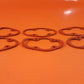 655704-S Juntas de tapa de válvula de silicona - Kit de 6 piezas - Nuevas