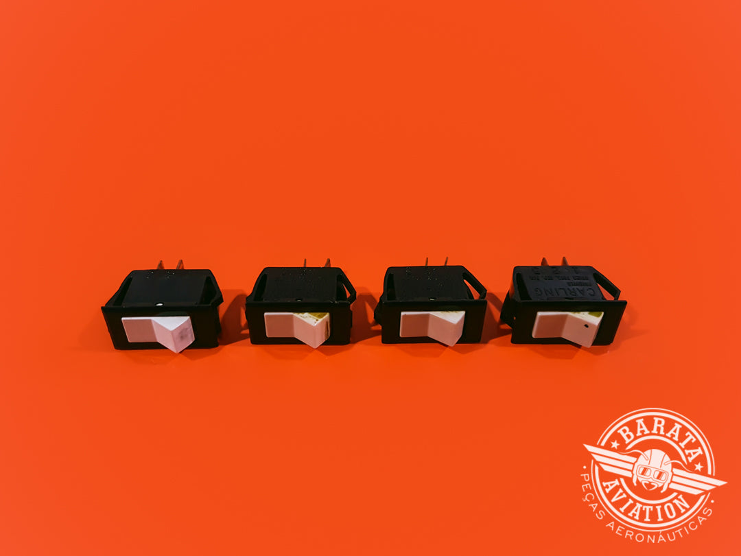 S2160-1 CARLING SET OF 4 ROCKER SWITCH  MINI 5/10A - 250/125 VAC