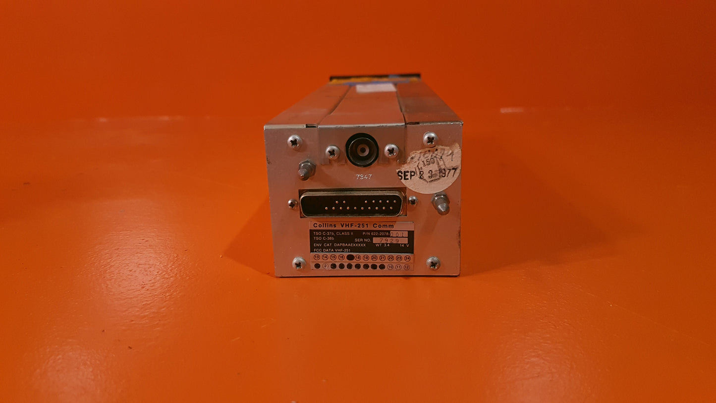 622-2078-001 Collins VHF Comm