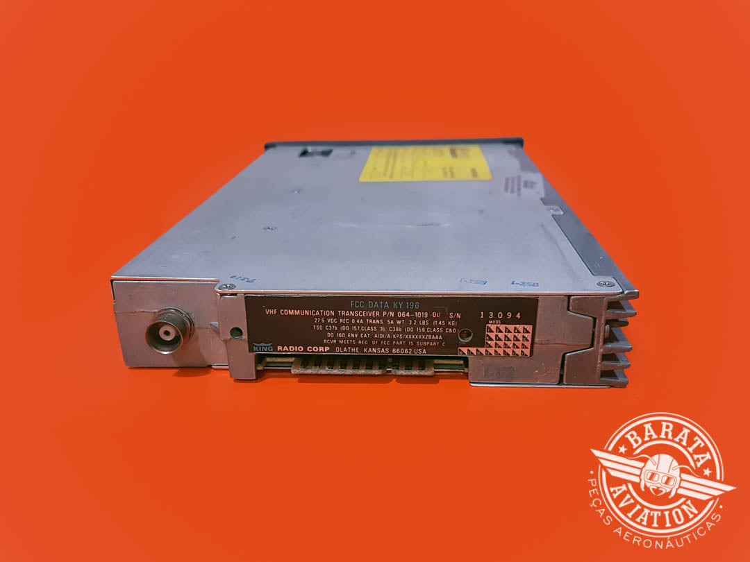Radio Comm King KY196 28 VDC - P/N 064-1019-00