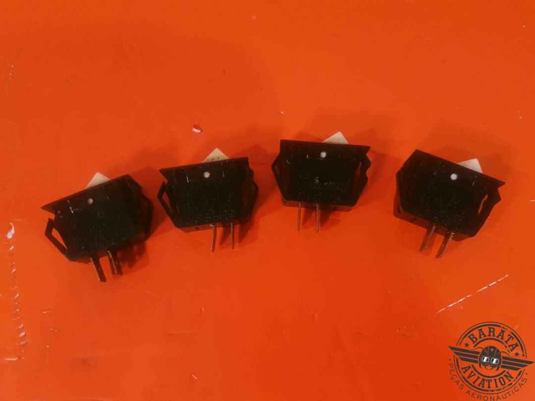 S2160-1 CARLING SET OF 4 MINI ROCKER SWITCH  5/10 AMPS - 250/125 VAC