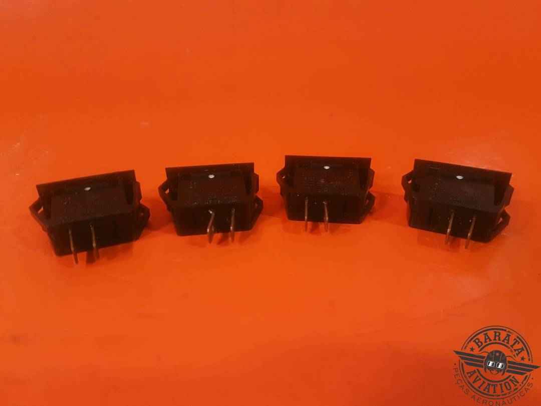 S2160-1 CARLING SET OF 4 MINI ROCKER SWITCH  5/10 AMPS - 250/125 VAC