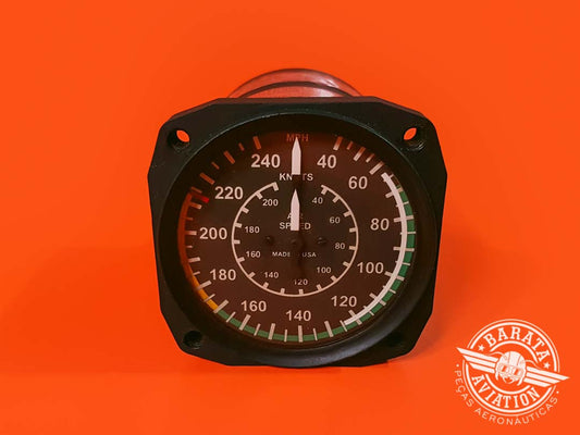 DUAL SCALE AIR SPEED INDICATOR P/N T16-310-240DM37