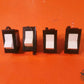 S2160-1  CARLING SET OF 4 MINI ROCKER SWITCH 10A/15A - 250VAC/125VAC