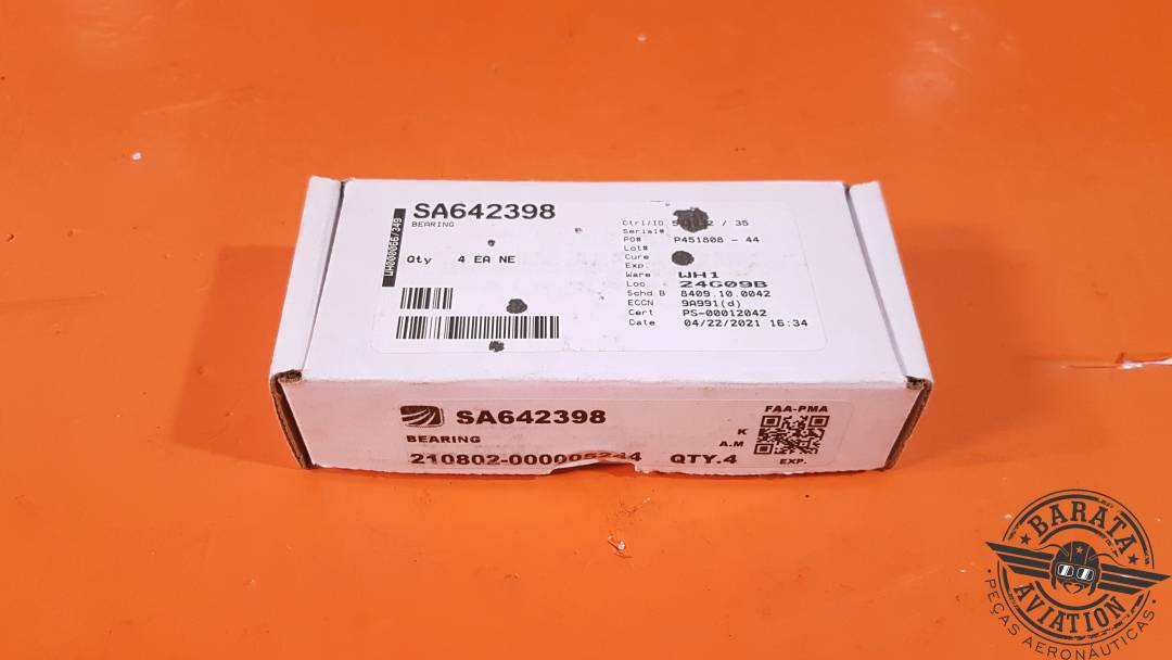 SA642398 Superior Connecting Rod Bearing - Caixa C/ 4 Unidades - Novo