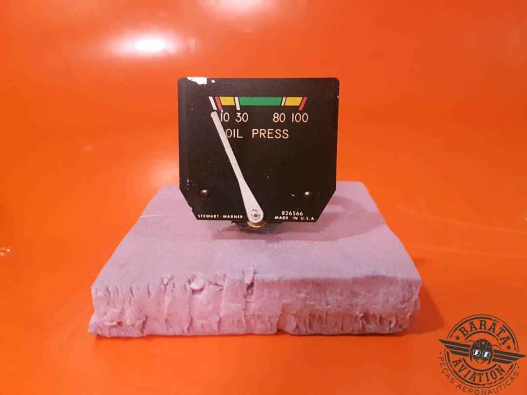 826566 STEWART-WARNER OIL PRESSURE INDICATOR 