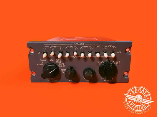 PAINEL DE CONTROLE DE AUDIO 28VDC - P/N 1460-1