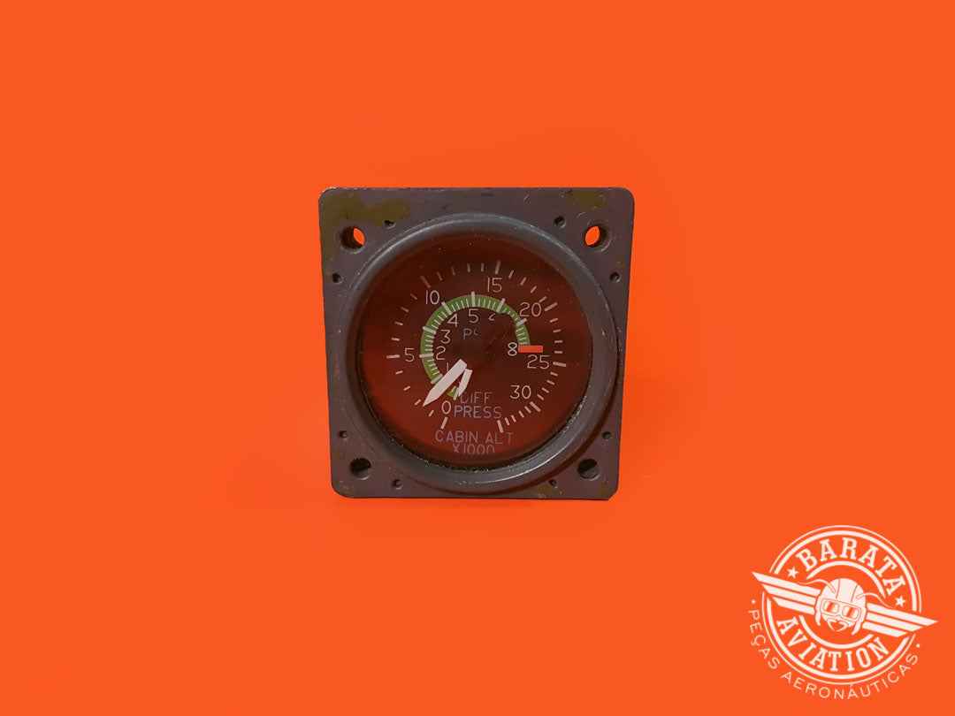 CABIN ALT/DIFF PRESS IND - P/N C668511-0101