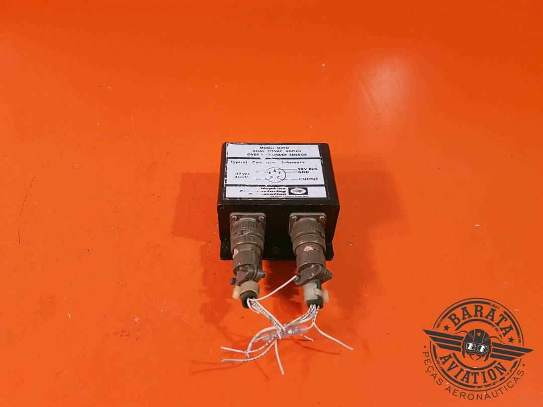 HOPKINS MODEL 0390 DUAL VAC 400HZ OVER AND UNDER SENSOR P/N: 0390