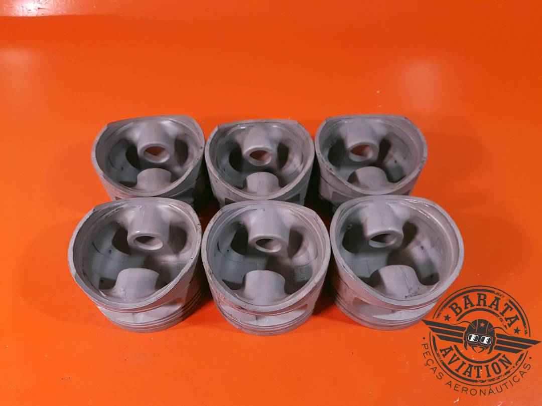 PISTON - KIT 6 UNITS - REMOVED FROM ENGINE TSIO-520B P/N1: 648044