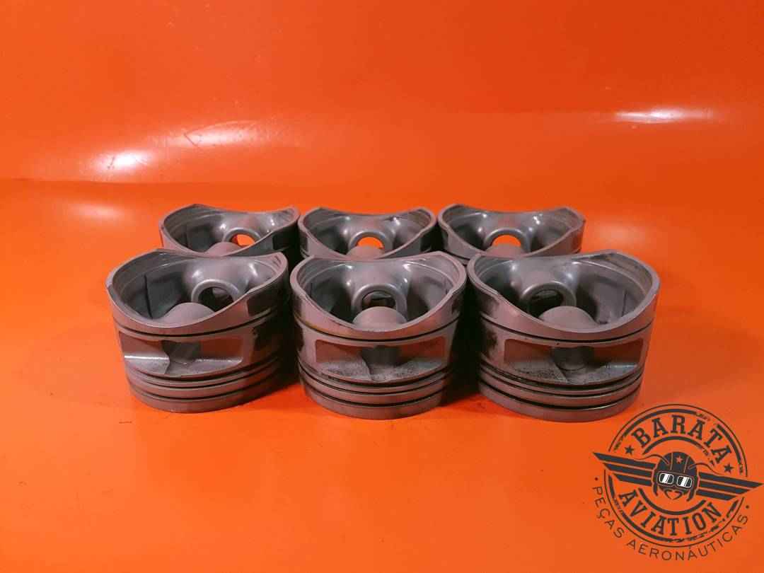 PISTON - KIT 6 UNITS - REMOVED FROM ENGINE TSIO 520 P/N1: AEC648044