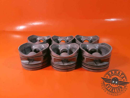 PISTON - KIT 6 UNITS - REMOVED FROM ENGINE TSIO 520 P/N1: AEC648044