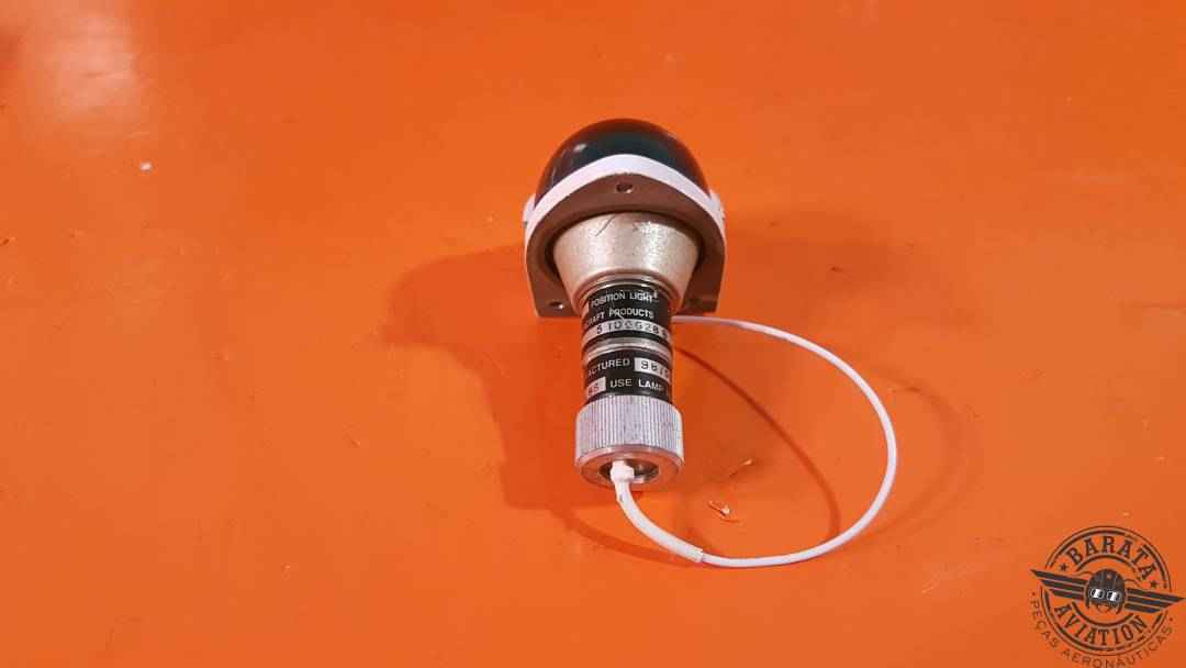 5105G28B Conjunto de luz de posición de punta de ala verde Luminator -