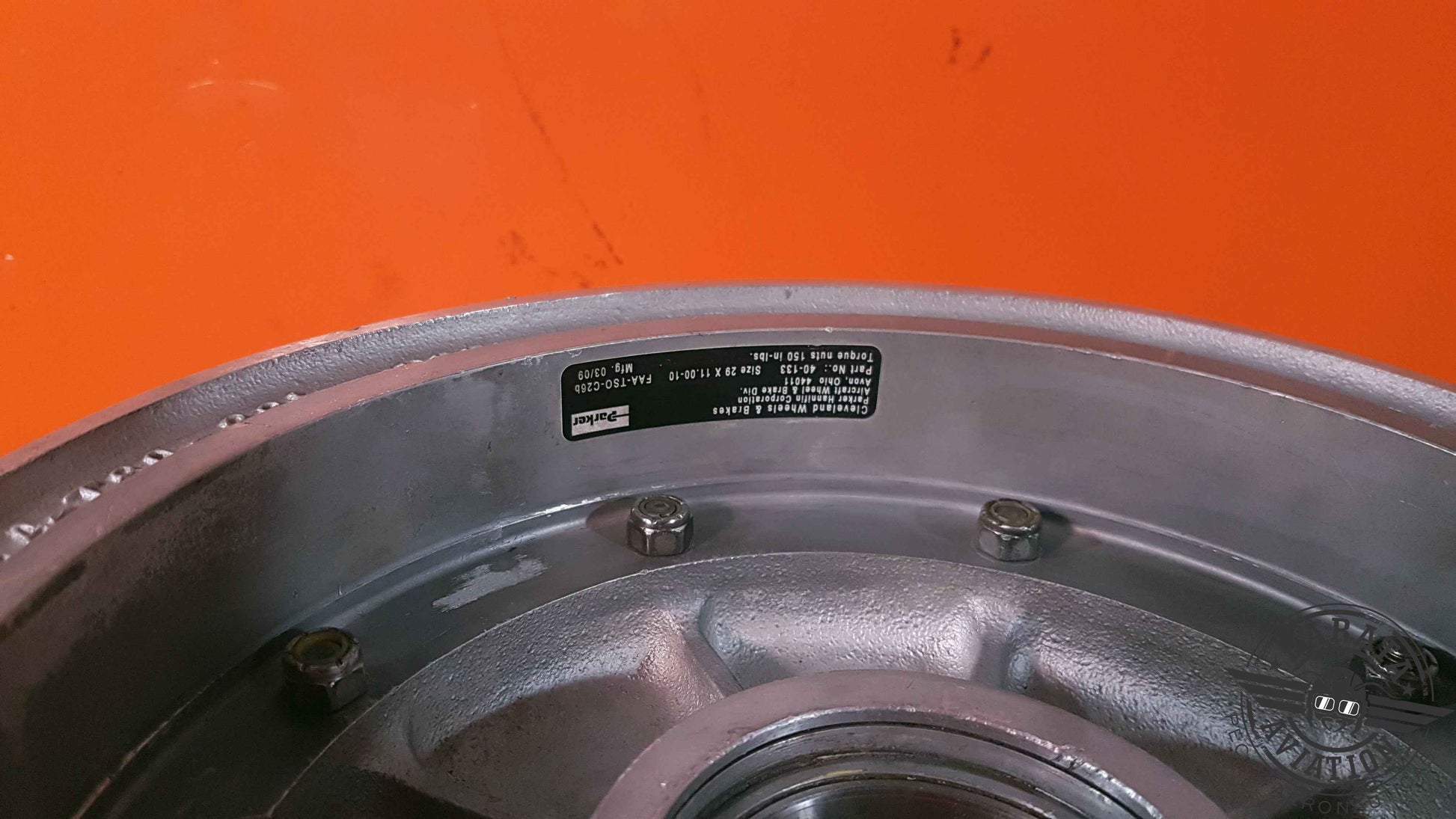 40-133   Parker Landing Gear Wheel Assy