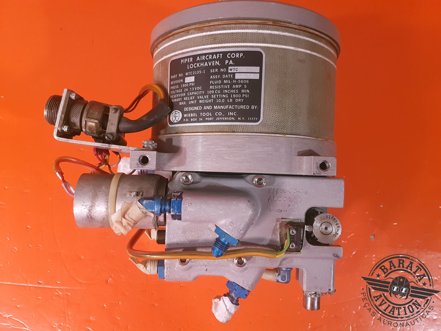 WIEBEL WTC2135-1 CONJUNTO DE PAQUETE DE ENERGÍA HIDRÁULICO P/N: WTC2135-1