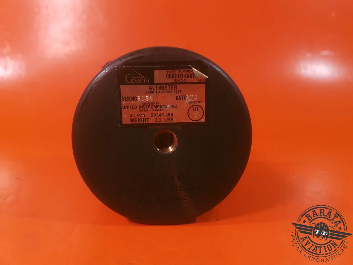 CESSNA ALTIMETER 1000 TO 20.000 FEET  P/N : C661071-0101