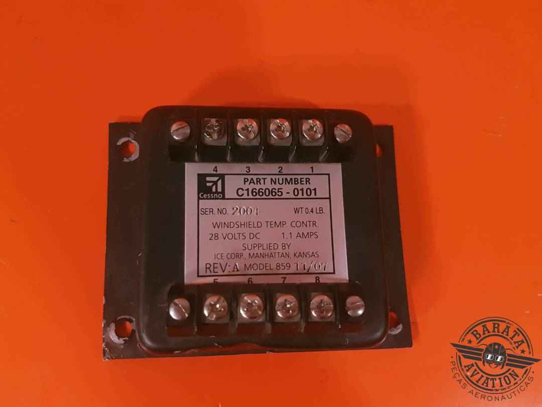 ICE CORP WINDSHIELD TEMPERATURE CONTROLLER  28 VDC P/N C166065-0101