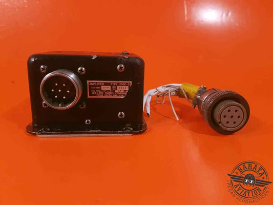 COLLINS SPEAKER AMPLIFIER TYPE 356F-3 W/ CONNECTOR P/N: 522-2867-000