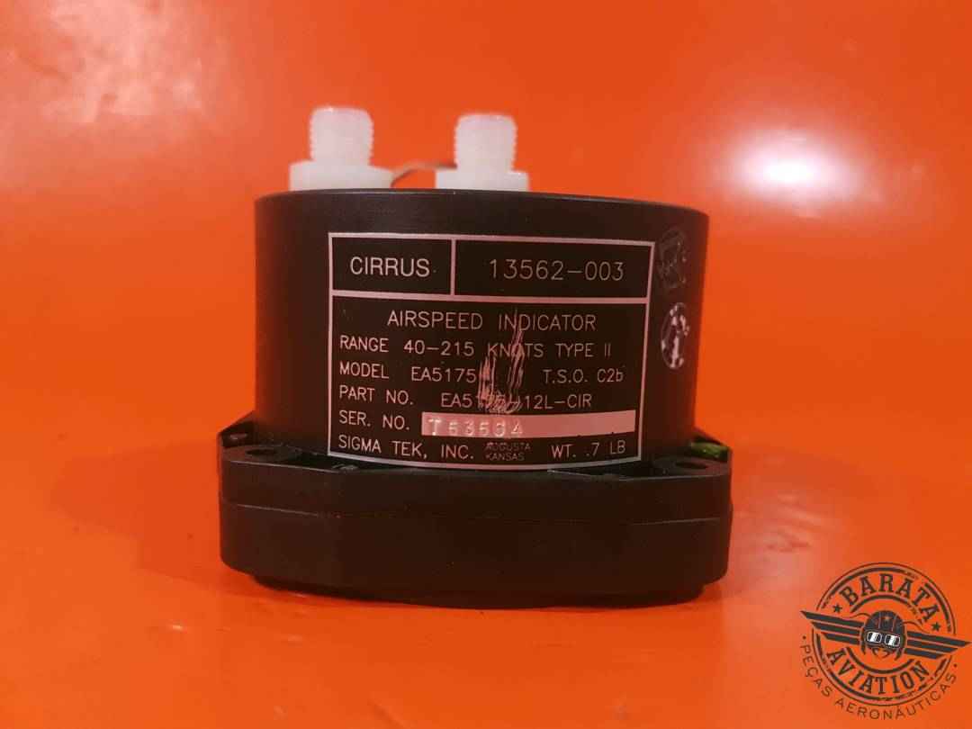 SIGMA TEK AIRSPEED INDICATOR P/N: 13562-003