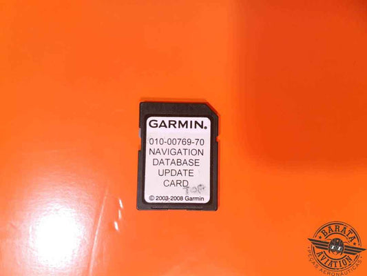 GARMIN NAVIGATION DATABASE UPDATE CARD  P/N: 010-00769-70