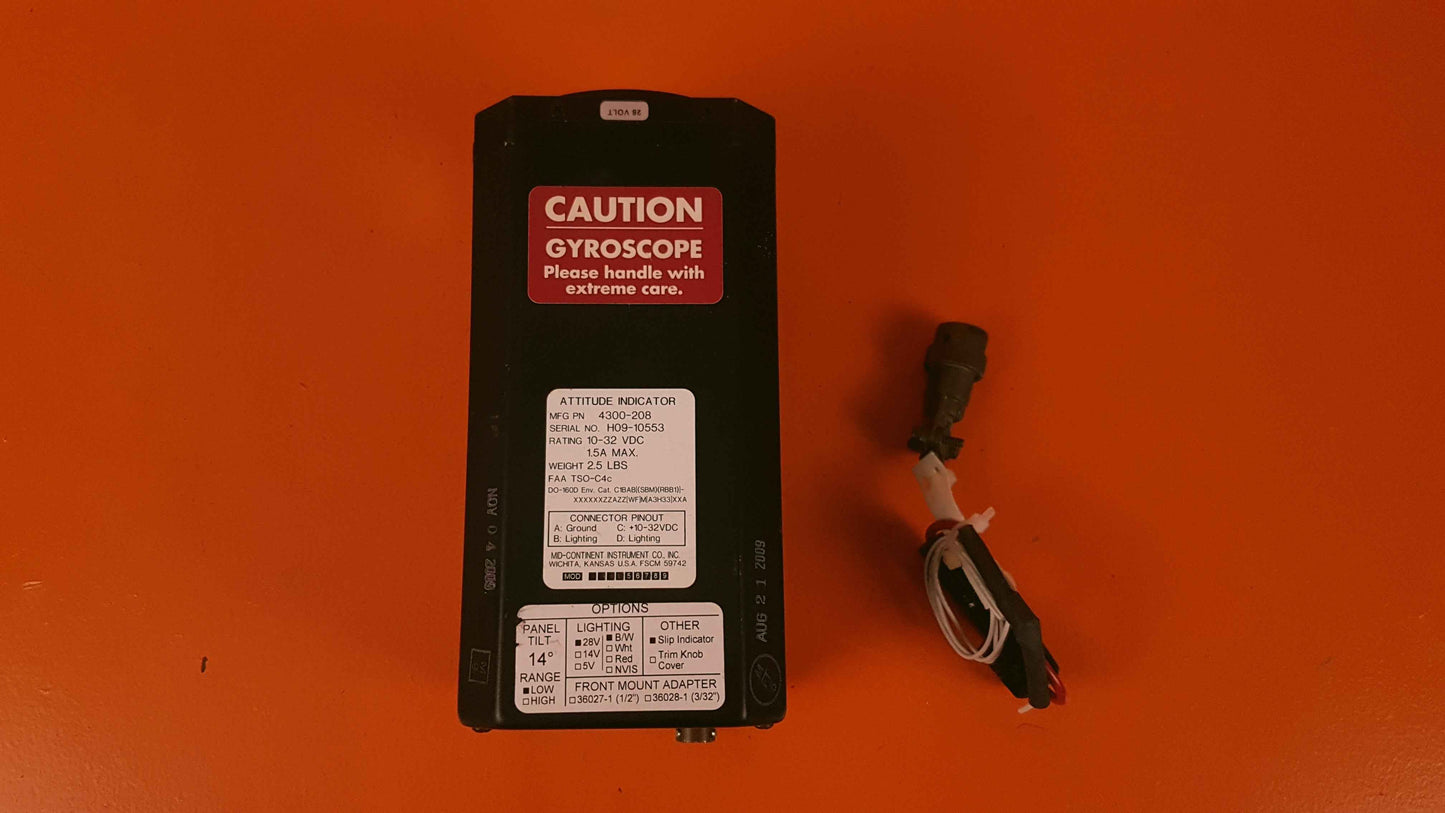 4300-208 Atitude Indicator