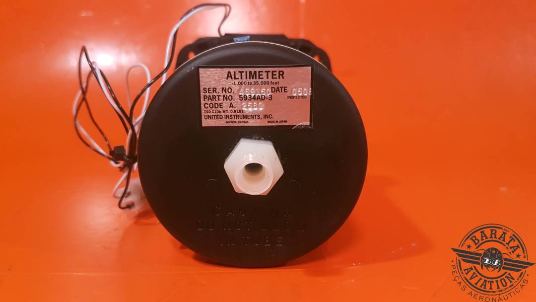 UNITED INSTRUMENTS ALTIMETER  P/N: 5934AD-3