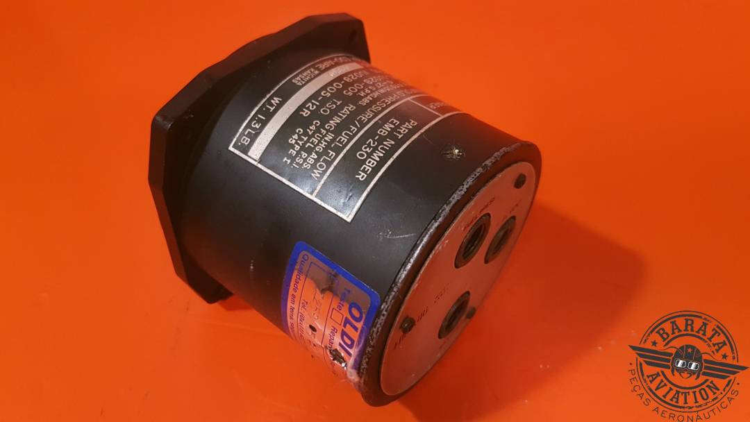 EDO AIRE MANIFOLD PRESSURE AND FUEL FLOW INDICATOR P/N: IU028-005-12R FOR PARTS