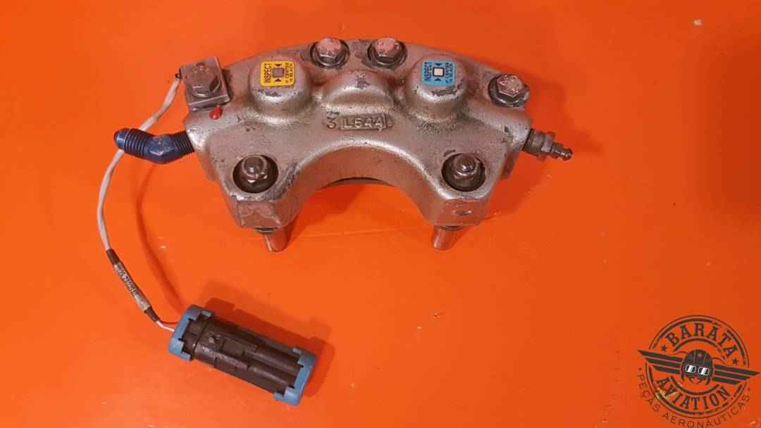 CLEVELAND BRAKE CALIPER ASSEMBLY  W/ TORQUE PLATE AND CONNECTOR P/N: 30-233B