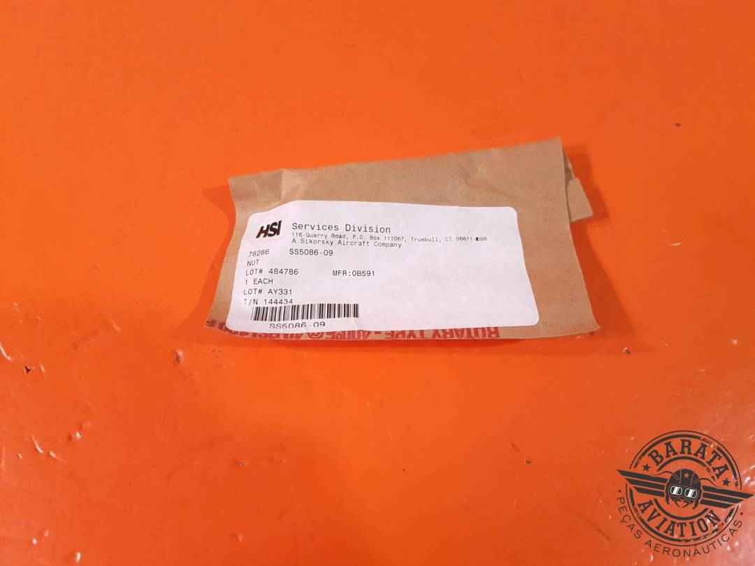 NUT NEW SURPLUS P/N1: SS5086-09 CADA UNIDADE