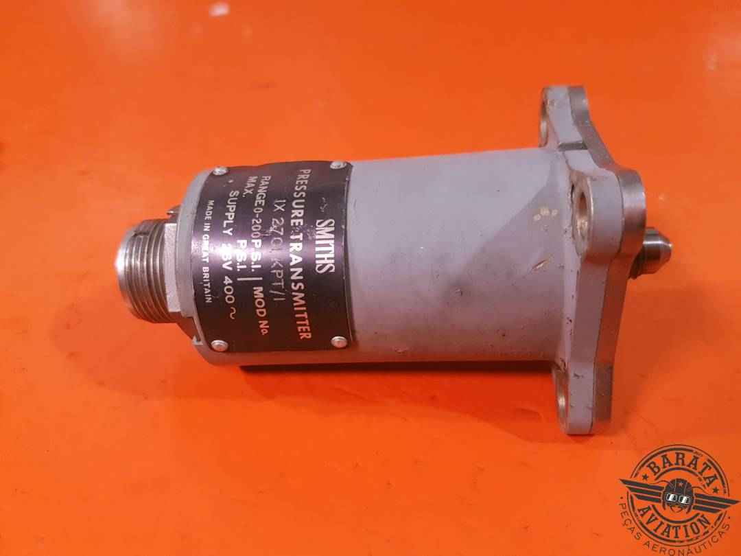 2701KPT/1  Smiths Industries Pressure Transmitter 26V/400Hz 0-200 PSI W/Connector 