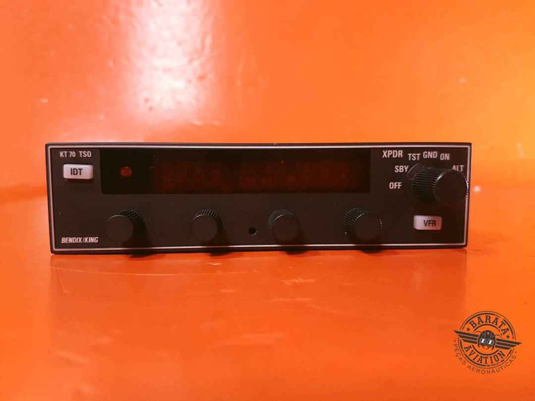 066-01141-0201 Bendix King KT-70 Transponder  - Modo ATC - Com Gaveta