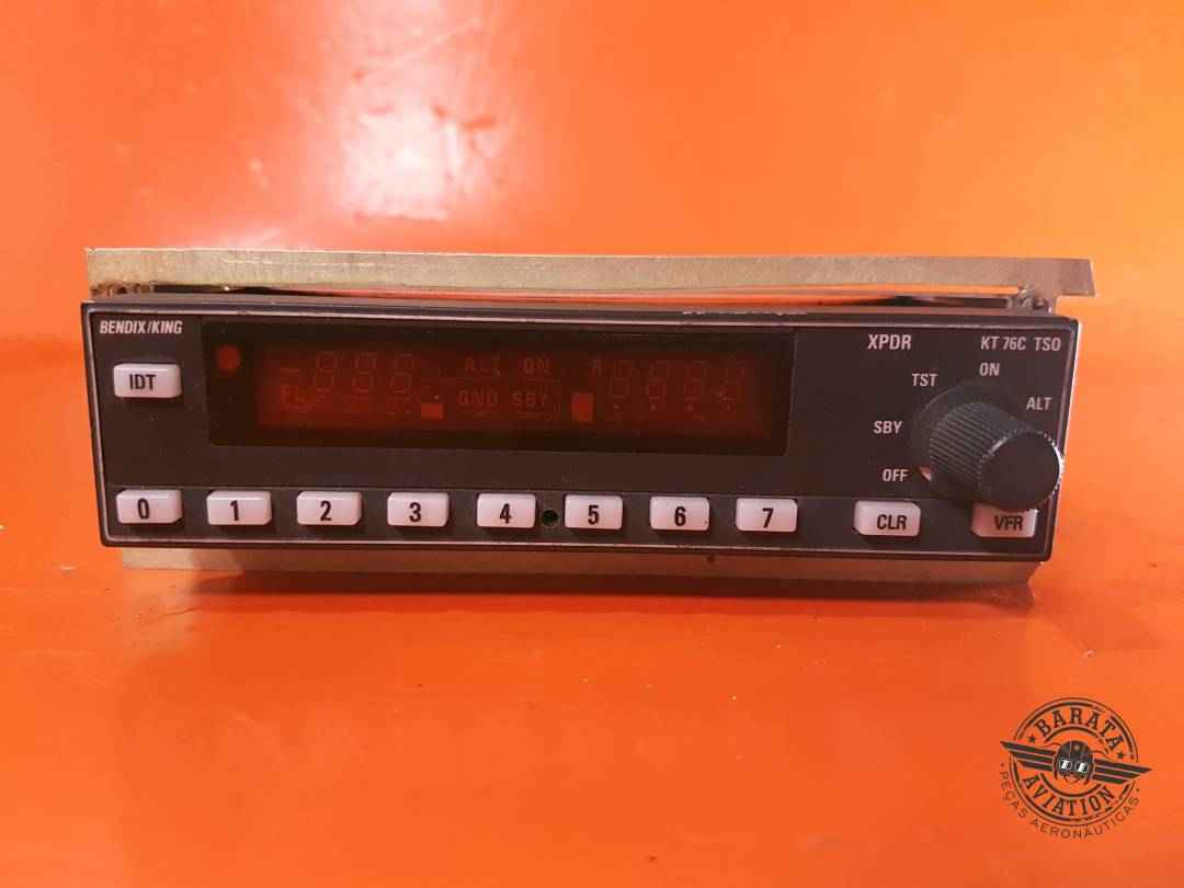 066-01156-0101 Bendix King KT 76C ATC Transponder 14/28 vdc - C/ Gaveta  