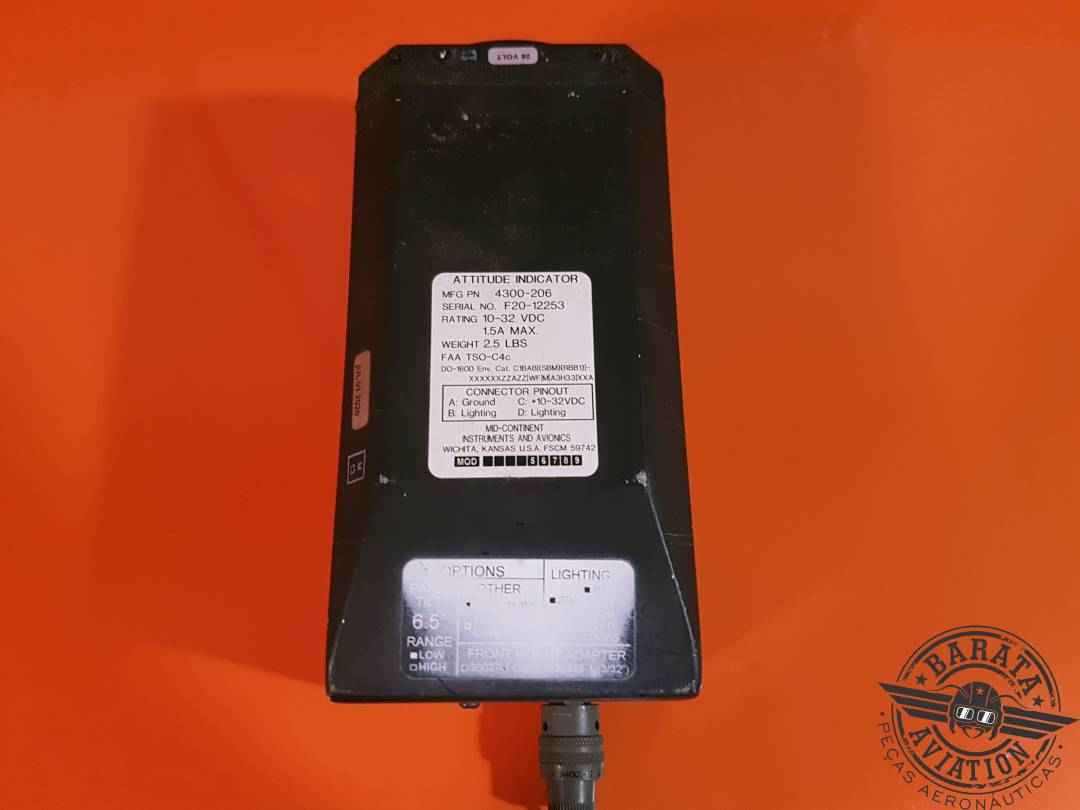 4300-206 Mid-Continent - Attitude Indicator Electric