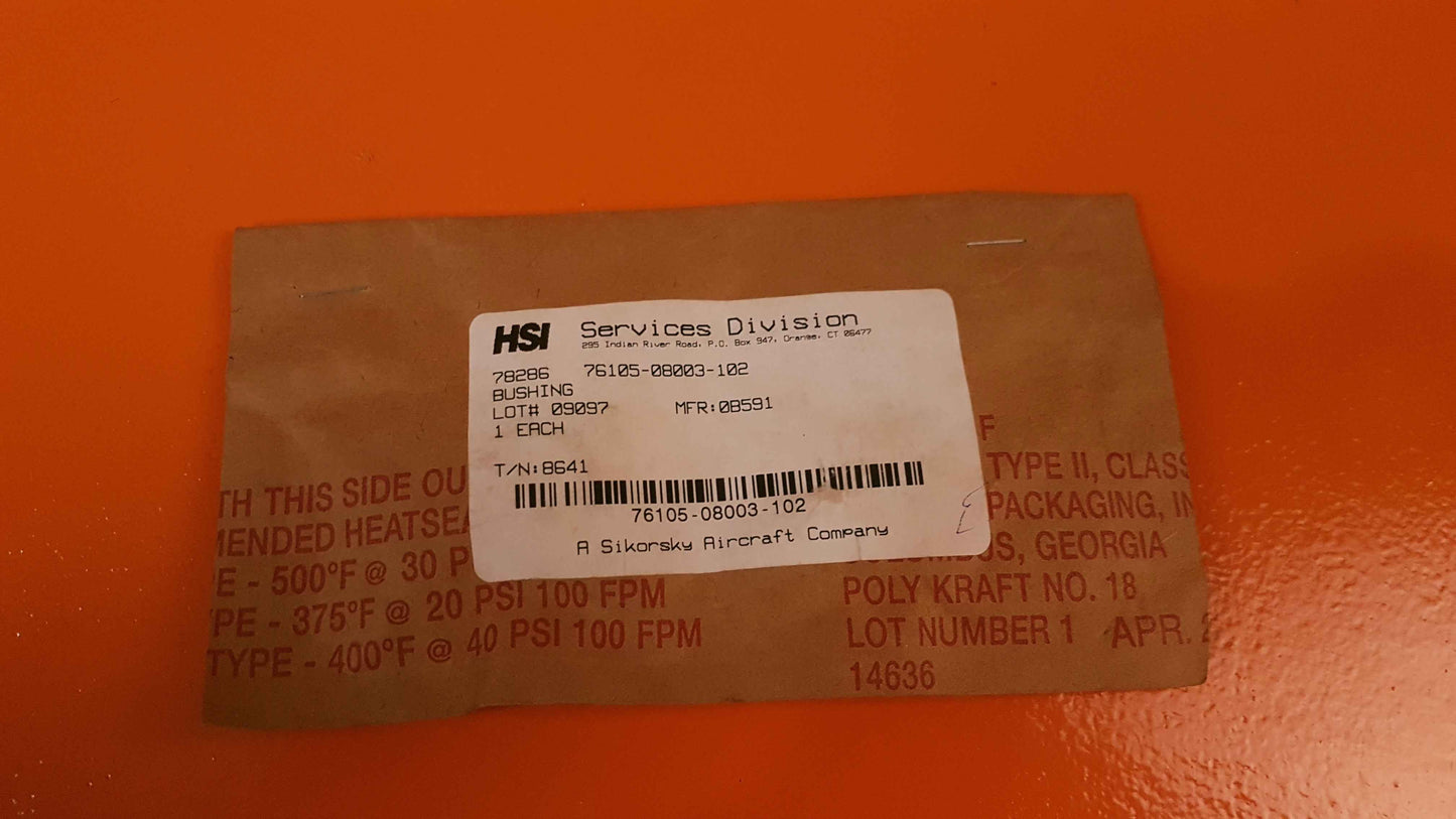 76105-08003-102 Sikorsky Bushing